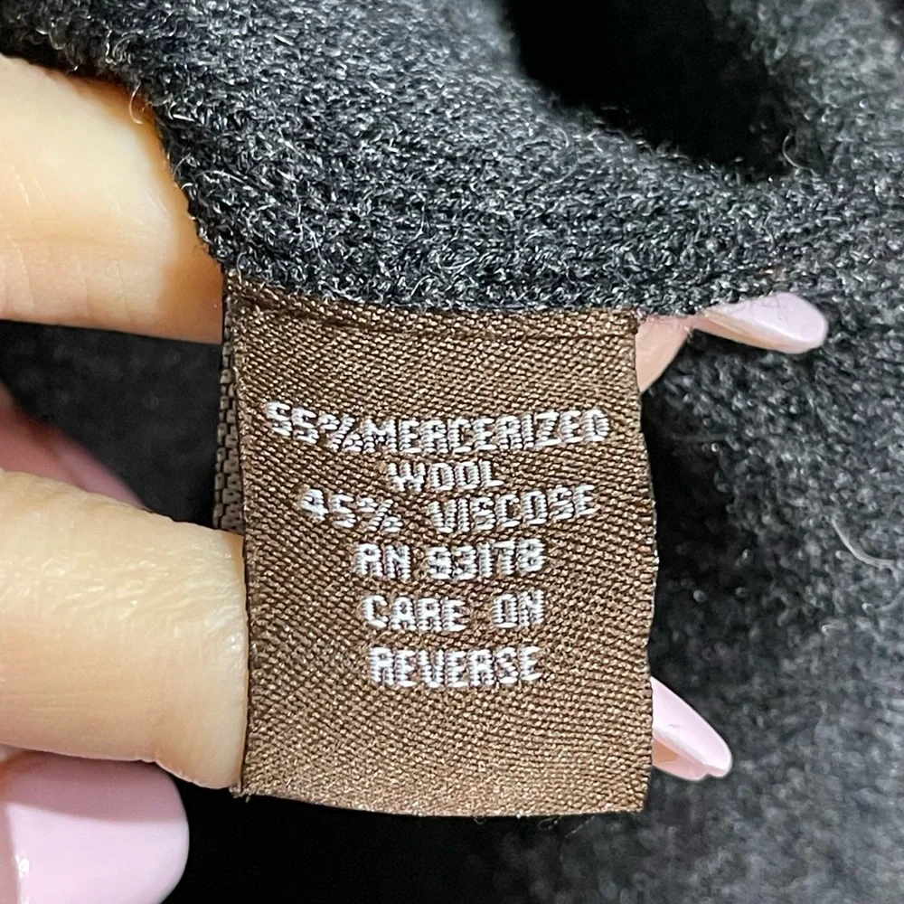 Adrienne Vittadini sweater black womens size X-Large - Picture 7 of 11